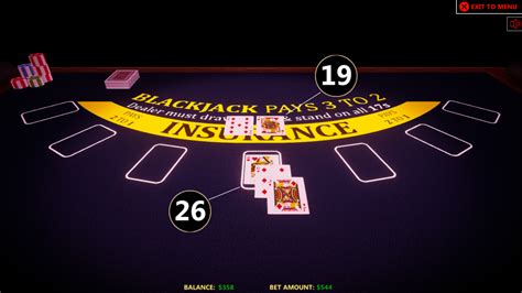 blackjack simulator.